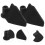 16Pcs Black Alloy Breadmaker Paddle Non-Stick Replacement for Home Use 10