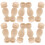 18Pcs Solid Wood Vintage Roman Balusters Unpainted Pillars for Home 11