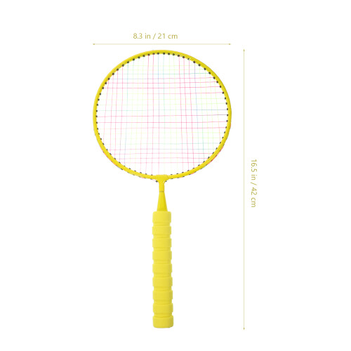 1Set Kind Badmintonrackets Set Lichtgewicht Plastic Speelgoed 1