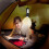 Portable Tent Light Folding LED Camping Flashlight Multipurpose Hiking Flashlight Double Light Source Lantern for Travel 5