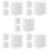 15Rolls White Multi-Function Fringe Ribbon for DIY Gifts and Bouquets 8