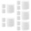 15Rolls White Multi-Function Fringe Ribbon for DIY Gifts and Bouquets 10