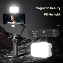 Lampe de Remplissage Magnétique pour Stabilisateur de Cardan Portatif pour Osmo Mobile 7/6/5 Éclairage Amélioré pour la Vidéographie