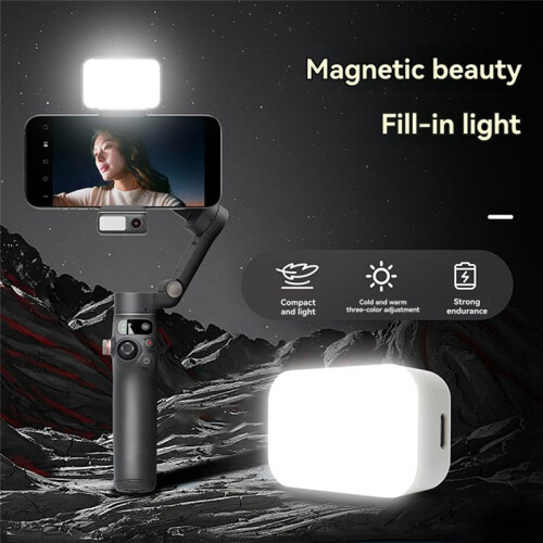 Magnetic  Fill Light for  Osmo Mobile 7/6/5 Handheld Gimbal Stabilizer Enhanced Lighting for Videography