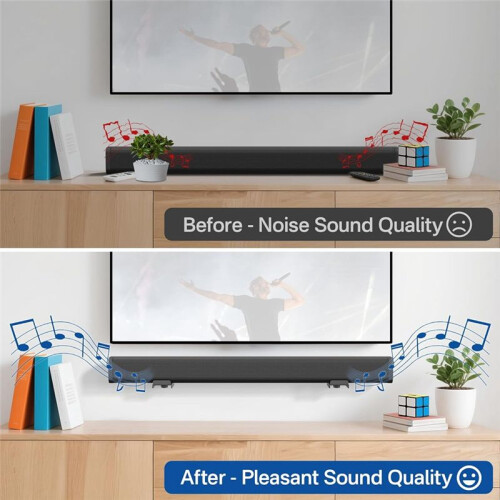 Soundbar Wall Mount Bracket for , , , ,  Soundbar Mount with Depth Adjustable Sound