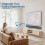 Soundbar Wall Mount Bracket for , , , ,  Soundbar Mount with Depth Adjustable Sound 5