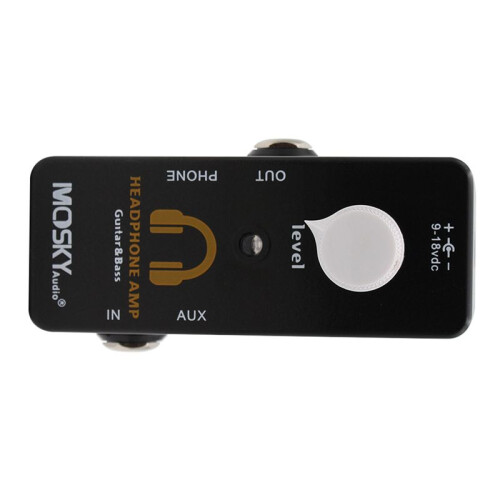 MOSKYAUDIO HEADPHONE AMP Micro-Type Headphone Amp Guitar Effect Pedal 1