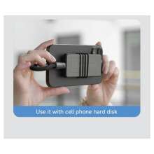 Hagibis Cabo USB4, Chaveiro Portátil, Cabo Curto C para C, Cordão Tipo C, 240 W, 80 Gbps para 4/5, para 17 Pro SSD, B
