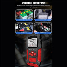 Car Battery Tester 12V 24V Battery System Detect Auto Battery Analyzer for Car Motorcycle Battery Charging Test Tool