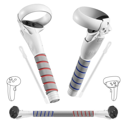 Handle Attachment for  Quest 2 Controller Accessories,for VR Gorilla Tag Long Arms Grips, VR Game Experience A 1