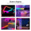 GLEDOPTO ESP32 WLED LED Controller RGBIC LED Strip Light Dynamic Lighting IR  Sensor Gesture-Aware Trigger WS2811 SK6812 B 5