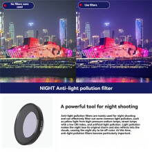 JSR JUNESTCR Filter Kit for GO Ultra ND 8/16/32/64 UV CPL Filter Anti-Glare Scratch-Proof for GO Ultra