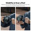 Ulanzi Camera Cage Quick Release Half Collar Rotatable Adapter Ring para Câmeras DSLR, Rotação Vertical e Horizontal CA03 95 mm 4