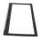 Stylish Simple Appearance Premium ABS Material Sturdy Front Bezel Laptop Front Frame Replacement LCD Bezel Screen Cover Precisely Cut Out Camera Hole 4