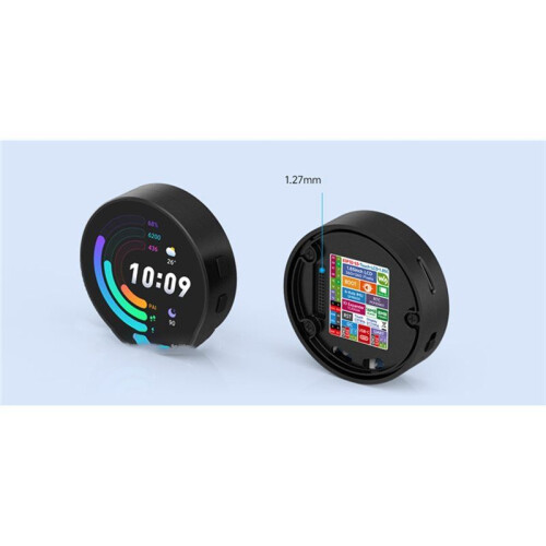 DeepSeek AI Voice Chat Robot ESP32-S3 Placa de Desenvolvimento LCD Redondo de 1,85 Polegadas N16R8 ESP32-S3 LCD de 1,85 Polegadas para XiaoZhi 2