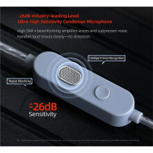 KZ T8 Upgrade Cable 8-Gear Electronic Tuning Silver-Plated Upgrade Cables T8 3.5MM with MIC