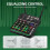 Audio Mixer with 2 Wireless Microphone 4 Channel UHF USB Delay Repaeat Effect Sound Mixing Console for PC Recording EU 7