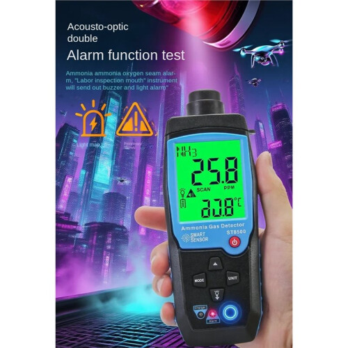 SENSOR ST8500 Ammonia Detector Digital Display Chicken House NH3 Content 2