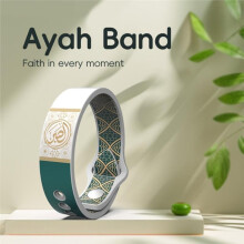 NFC Bracelet Full Quran Learning Feature Ayah Band Muslim Prayer Wristband Islamic Gift Waterproof A