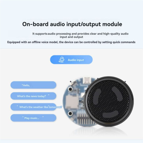 Waveshare ESP32-S3  Speaker Development Board for Deepseek Xiaozhi AI with External LCD and Camera Dual Mic Noise Reduction 2