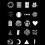 Flash Spotlight Focusing Projection Photography Spotlight Kit with 20PCS  Insert for  Bowens Mount 6