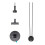 For  Osmo Action Surfing Tether Kit Action Camera Accessories Surf Insurance Sticker Kit 4