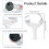 Table Tennis Adaptor for Meta Quest 3/Quest 3S Controller Handle Grip Playing  Pong Racket Enhanced 7