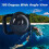 New Underwater Dome Port for  Ace Pro 2 Camera,Anti- Scratch, Hatch Closure System,Waterproof  to 30M 5