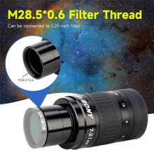 SVBONY SV135 Zoom Eyepiece, Zoom 7 to 21mm 40-57 View 1.25 Inch Telescope Eyepiece Telescope for Astronomic Telescopes Visual