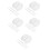 10Ensembles Palette Fond De Portable Transparent Kit 5