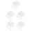 10Ensembles Palette Fond De Portable Transparent Kit 6