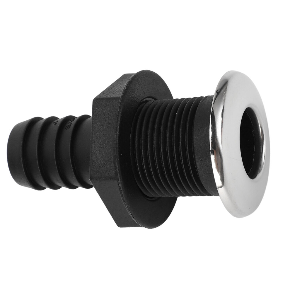 25Mm Thru Hull Fitting Tough Nylon Impact-Resistant Leakproof Boat Connection 9301386234340