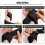 Paar schwarze Polyester-Hantelstützen für Krafttraining 4