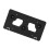 M1PB 17A385 AA Support de plaque d'immatriculation Bronco Sport 21-24 11