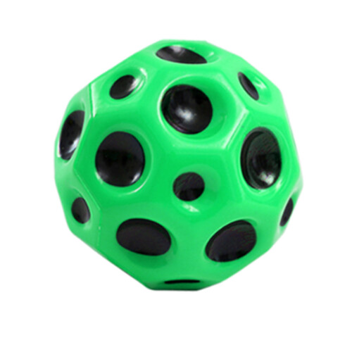Elastischer Space Bouncing Foam Ball 66 mm Grün für Hand-Auge-Koordination 1