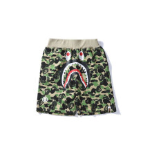 (Camouflage,L)Summer Leisure New Popular Logo Camouflage Shark Head Printed Shorts Youth