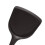 Hitzebeständiger Silikon-Spatel mit ergonomischem Griff, Schwarz 5