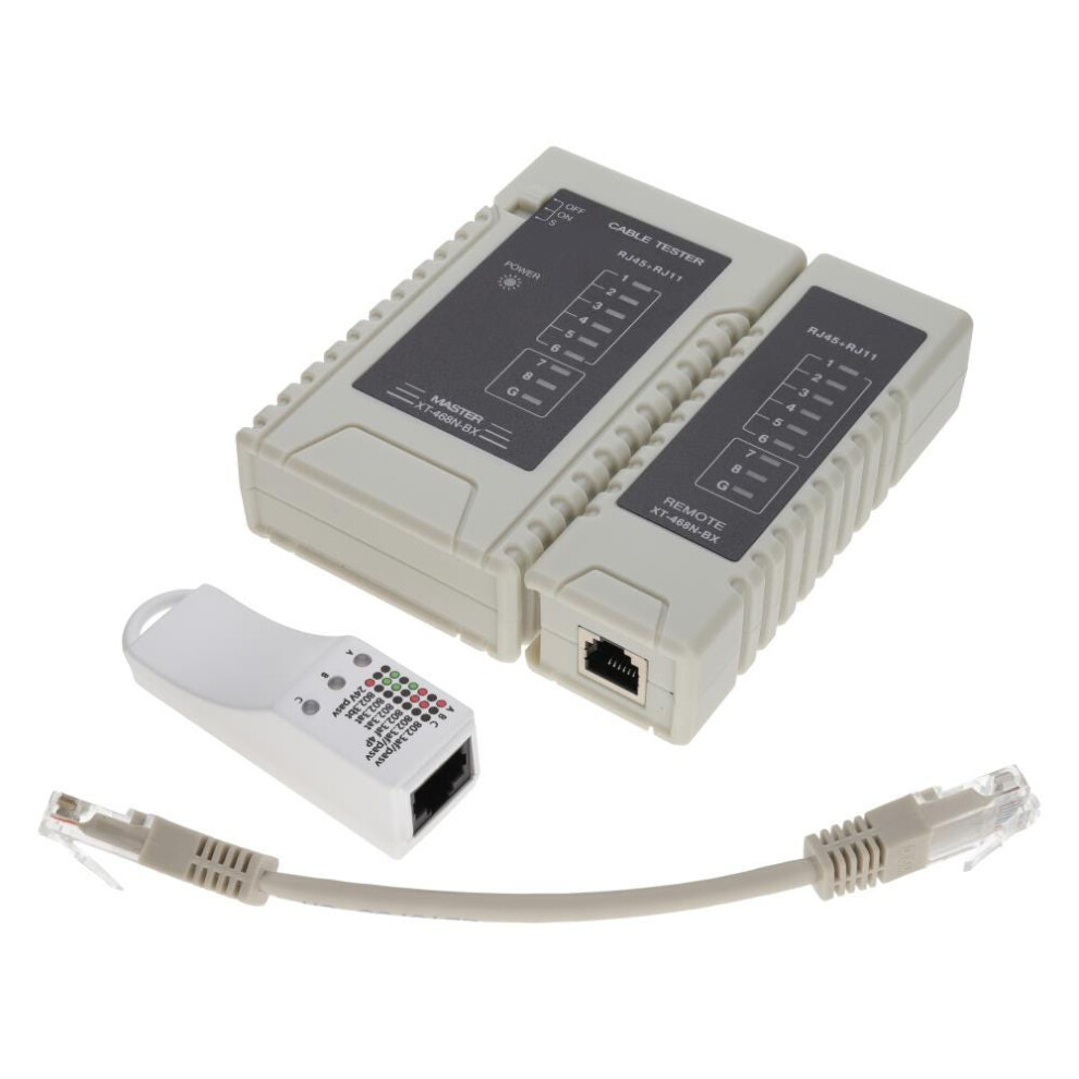 Kauden Ka210 Rj45 Network Tester Kit With Poe Checker - 802.3Af/At/Bt 5054338135045