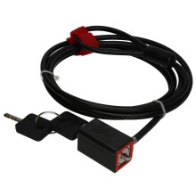 Swiss Laptop/Notebook Security UnPickable Patented Lock 5.5mm Steel Cable 1.8m