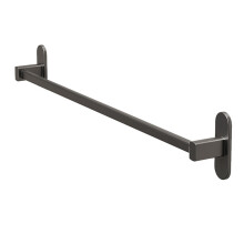 Wall Mounted Slipper Holder - Aluminum, Grey, 50cm, Compact Shoe Organizer
