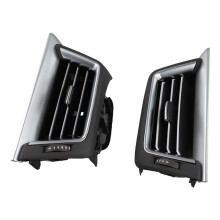Bilinstrumentbräda A/C Luftuttag Ventilation Trim för Land LC200 2016-2022 Centralkonsolkåpa