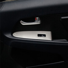 Car Inner Door Window  Panel Trim Cover for  Sportage R 2011-2015 Interior Modification Decal Sticker LHD
