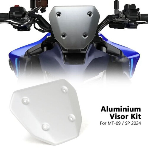 Motorcycle Accessories Windshield Wind Deflector Sun Visor for  MT-09 MT 09 MT09 SP 2024 Silver 2