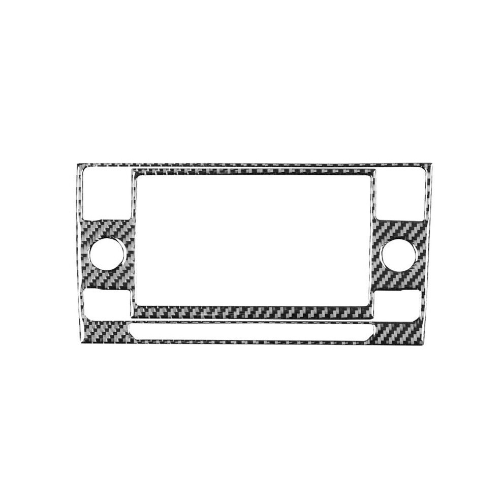 For Mk7 Bora 2019-2023 Carbon Fiber Center Console Navigation Frame Cover Trim Accessories 6033134655581