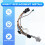 For  X5 E70 2007-2013 Car Headlight Wiring Harness Internal Cable Without AFS Front Right 6