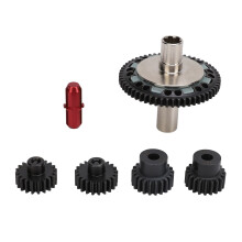 Rojo 57T 0.8mod Conjunto de engranajes deslizantes endurecidos 20T/21T