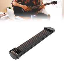 Tragbarer 6-Saiten-Gitarrenübungshals mit 6 Bünden für Kinder & Anfänger