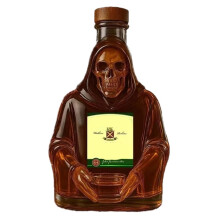 330ml High Borosilicate Glass Whisky Bottle-Durable, ,Ideal for Spirits, Nice Gift for Whisky Enthusiasts A