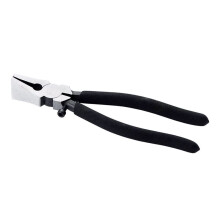 210MM Flat End Jewelry Making Pliers Glass & Wire Drawing Pliers with Restriction Screw
