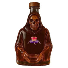 330ml High Borosilicate Glass Whisky Bottle-Durable, ,Ideal for Spirits, Nice Gift for Whisky Enthusiasts C